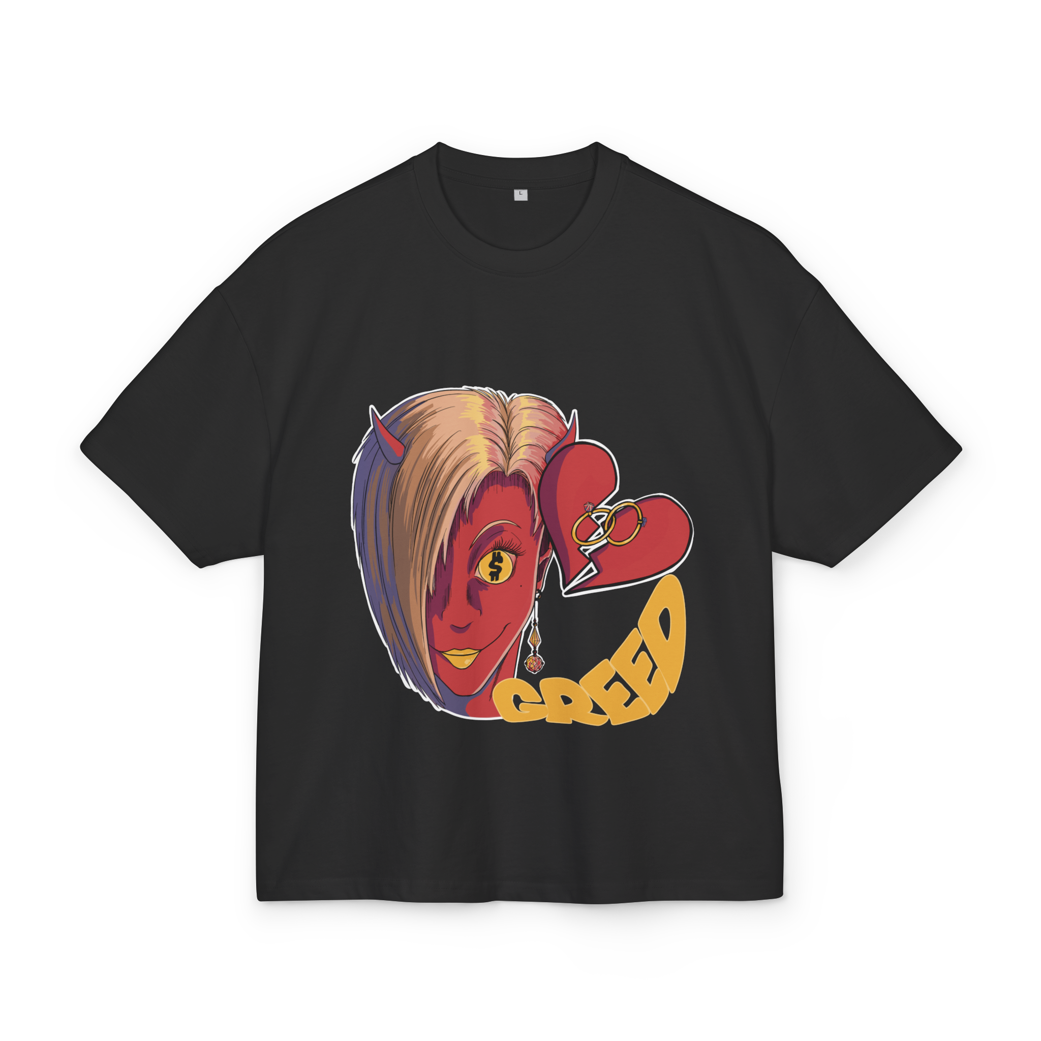 Koszulka T-Shirt "Greed" OverSize