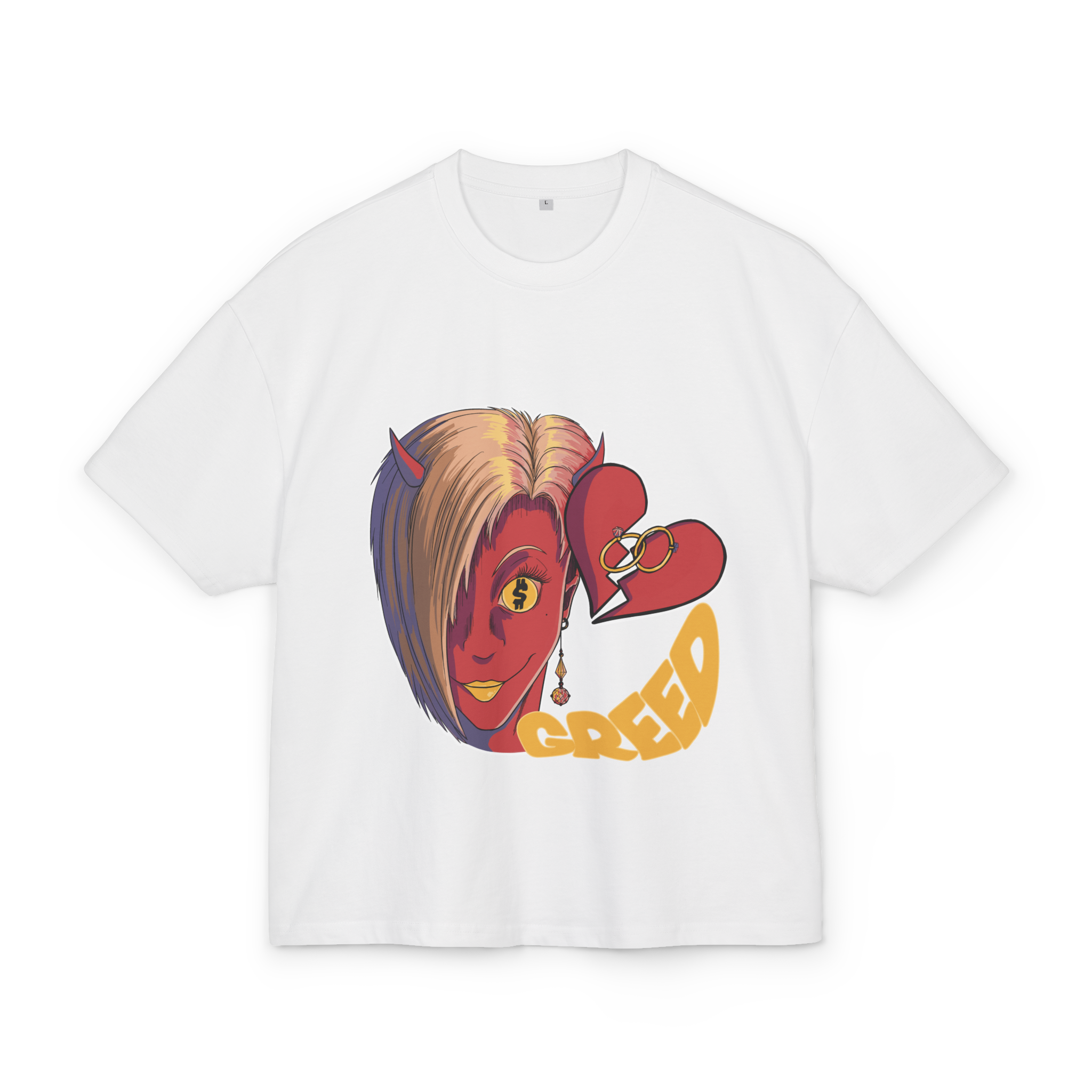 Koszulka T-Shirt "Greed" OverSize